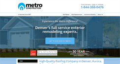 Desktop Screenshot of mymetroconstruction.com