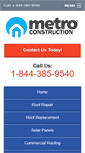 Mobile Screenshot of mymetroconstruction.com