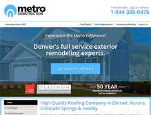 Tablet Screenshot of mymetroconstruction.com